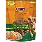 Cadet Gourmet Sweet Potato & Chicken Wrapped Dog Treats, 14-oz bag