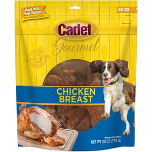 3 ea Cadet 07365 14 oz Duck Breast Gourmet Dog Treats 