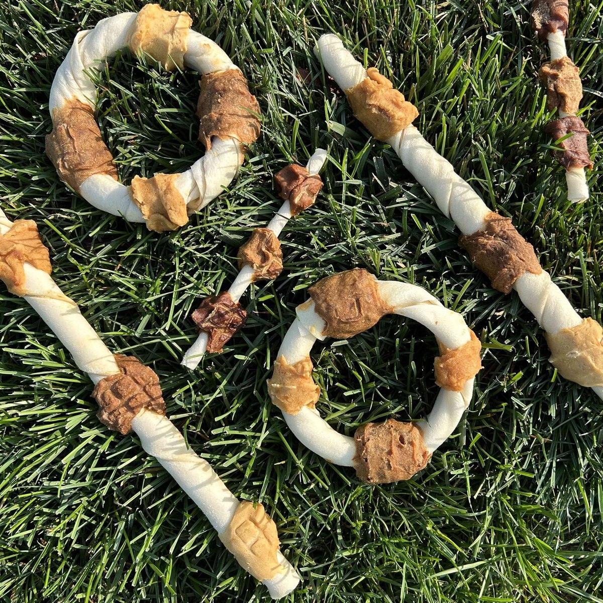 CADET Gourmet Beef Hide Shish Kabob Dog Treats Small, Chicken, Liver