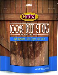 Cadet Beef Sticks Dog Treats, 12-oz bag