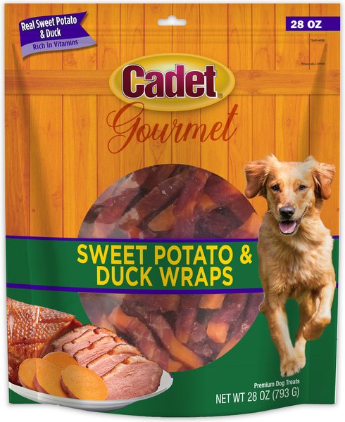 Cadet Gourmet Sweet Potato & Duck Wrapped Dog Treats, 28-oz bag slide 1 of 10