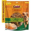 Cadet Gourmet Sweet Potato & Chicken Wrapped Dog Treats, 28-oz bag