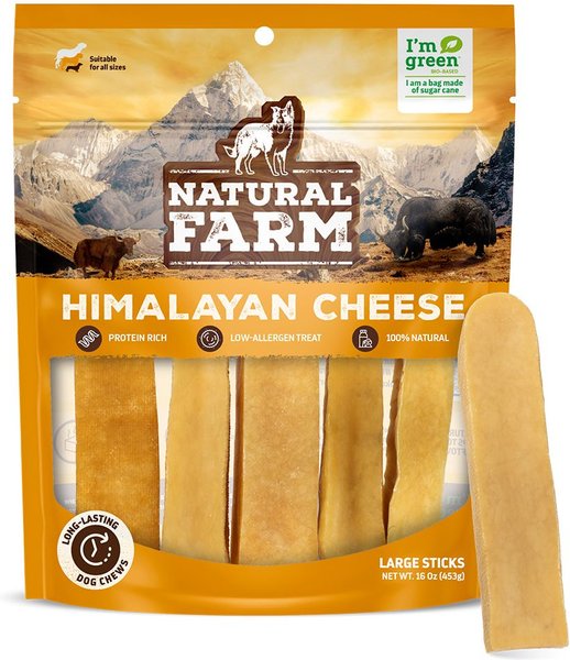 Natural Farm Himalayan Cheese Dog Chews, 6-oz bag