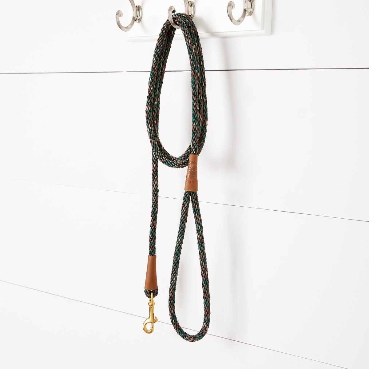 Mendota Products Small Snap Camouflage Rope Dog Leash