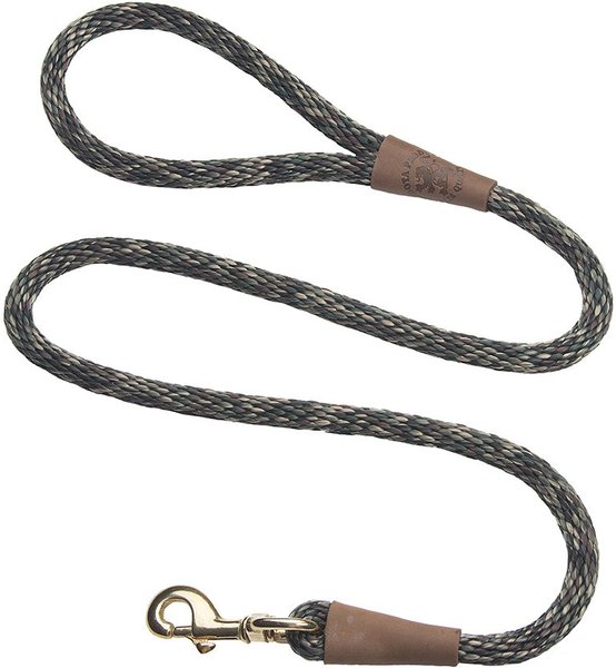 MENDOTA PRODUCTS Large Snap Camouflage Rope Dog Leash, Camo, 4-ft long ...