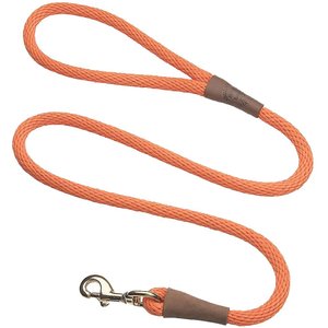 MENDOTA PRODUCTS Large Snap Solid Rope Dog Leash, Orange, 4-ft long, 1/ ...