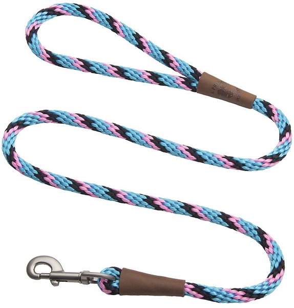 Mendota Products Large Snap Striped Rope Dog Leash, Starbright, 4-ft long, 1/2-in wide slide 1 of 2