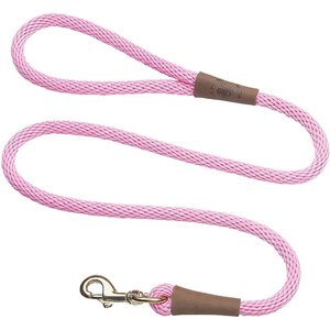 MENDOTA PRODUCTS Large Snap Solid Rope Dog Leash, Hot Pink, 6-ft long ...