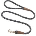 Mendota Products Large Snap Camouflage Rope Dog Leash, Salt & Pepper, 6-ft long, 1/2-in wide