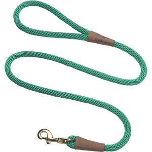 MENDOTA PRODUCTS Large Snap Solid Rope Dog Leash, Kelly Green, 6-ft ...