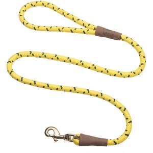 Mendota Products Large Snap Confetti Rope Dog Leash, Hi-Viz Yellow, 6-ft long, 1/2-in wide