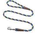 Mendota Products Large Snap Striped Rope Dog Leash, Sunset, 6-ft long, 1/2-in wide