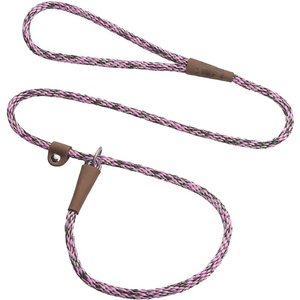 Mendota Products Small Slip Camouflage Rope Dog Leash, Pink Camo, 4-ft long, 3/8-in wide