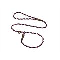 Mendota Products Small Slip Striped Rope Dog Leash, Pride, 6-ft long, 3/8-in wide