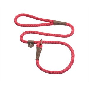 Mendota Products Large Slip Solid Rope Dog Leash, Red, 4-ft long, 1/2-in wide