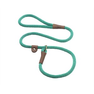 Mendota Products Large Slip Solid Rope Dog Leash, Kelly Green, 4-ft long, 1/2-in wide
