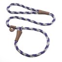 Mendota Products Large Slip Checkered Rope Dog Leash, Amethyst, 4-ft long, 1/2-in wide