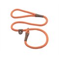 Mendota Products Large Slip Solid Rope Dog Leash, Orange, 6-ft long, 1/2-in wide