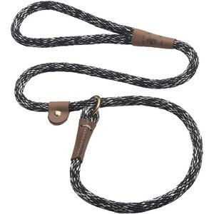 Mendota Products Large Slip Camouflage Rope Dog Leash, Salt & Pepper, 6-ft long, 1/2-in wide