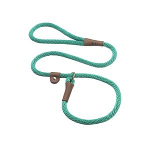 Mendota Products Large Slip Solid Rope Dog Leash, Kelly Green, 6-ft long, 1/2-in wide