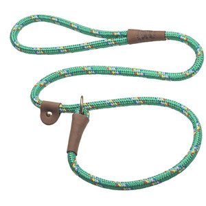 Mendota Products Large Slip Confetti Rope Dog Leash, Kelly Confetti, 6-ft long, 1/2-in wide