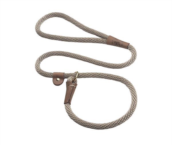 Mendota Products Large Slip Solid Rope Dog Leash, Tan, 6-ft long, 1/2-in wide slide 1 of 6