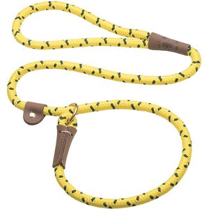 Mendota Products Large Slip Confetti Rope Dog Leash, Hi-Viz Yellow, 6-ft long, 1/2-in wide