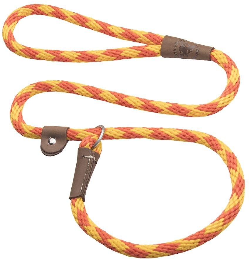 Mendota Products Large Slip Checkered Rope Dog Leash