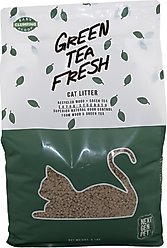 Next Gen Pet Products Pet Products Green Tea Fresh Unscented Clumping Wood Cat Litter, 5-lb bag