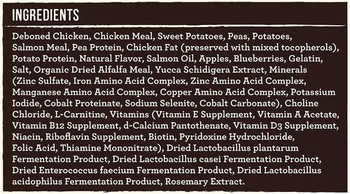 Show full view: Merrick Grain-Free Senior Chicken + Sweet Potato Recipe Dry Dog Food, 12-lb bag slide 4 of 9