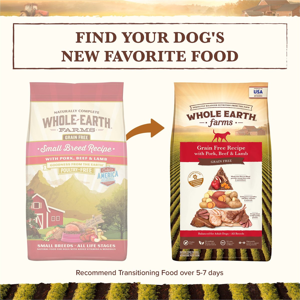 Whole earth small breed dog outlet food