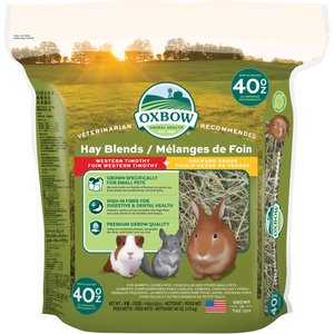 Oxbow Animal Health Oxbow Hay Blends Western Timothy & Orchard, 40-oz.