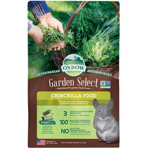 Oxbow Garden Select Chinchilla Food, 3-lb bag