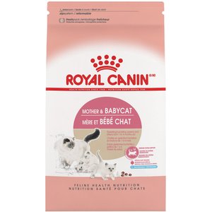 Royal Canin Mother & Babycat Dry Cat Food for Newborn Kittens, Pregnant & Nursing Cats, 7-lb bag
