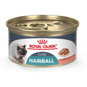 Royal Canin Feline Care Nutrition Hairball Care Thin Slices in Gravy Canned Cat Food, 3-oz, case of 24