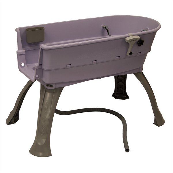 Booster Bath Elevated Dog Bathing & Grooming Center, Medium, Lilac slide 1 of 5