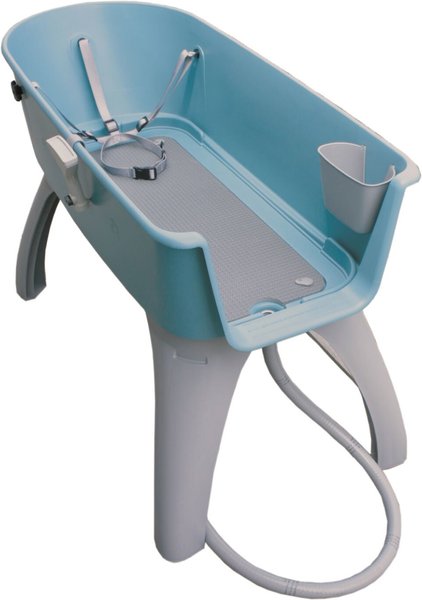 Booster Bath Elevated Dog Bathing & Grooming Center, X-Large, Teal slide 1 of 7