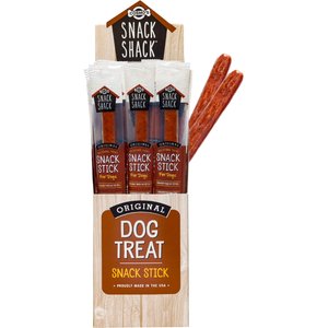 Cosmo's Snack Shack Original Sticks Pork High-Protein Jerky Dog Treats, 24 count