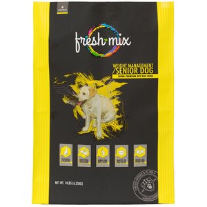 Artemis Fresh Mix Weight Management Senior Formula Dry Dog Food, 14-lb bag