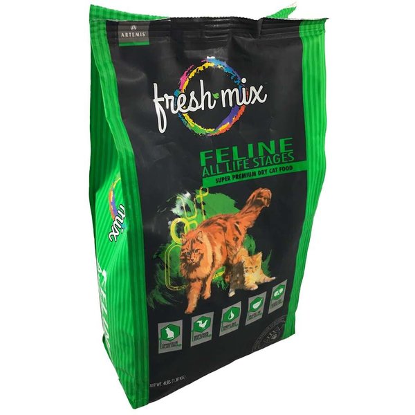 ARTEMIS Fresh Mix Feline Formula Dry Cat Food 4 lb bag Chewy