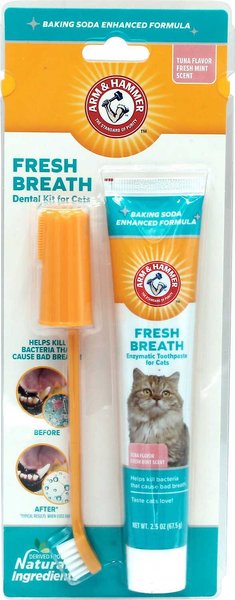 ARM & HAMMER PRODUCTS Fresh Breath Tuna Flavored Cat Dental Kit, 2.5-oz tube slide 1 of 3