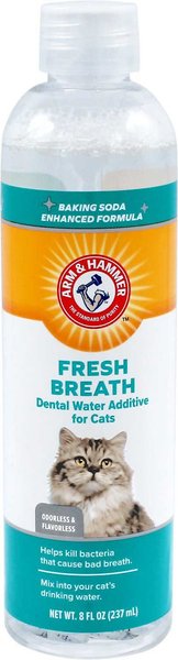 ARM & HAMMER PRODUCTS Fresh Breath Unflavored Cat Dental Water Additive, 8-oz bottle slide 1 of 4