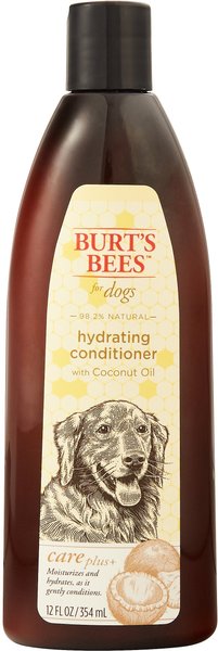 Burt's Bees Care Plus+ Hydrating Coconut Oil Dog Conditioner, 12-oz bottle slide 1 of 8