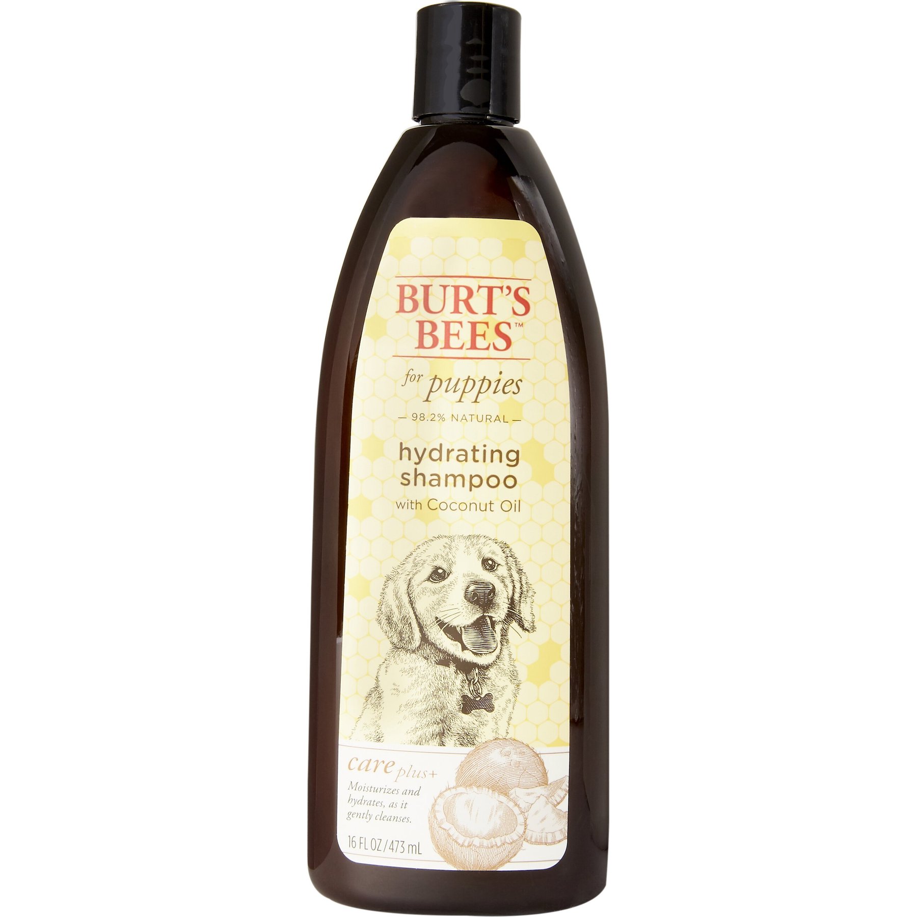 Discontinued BURT'S BEES Care Plus+ Hydrating Coconut Oil Puppy Shampoo, 16oz bottle