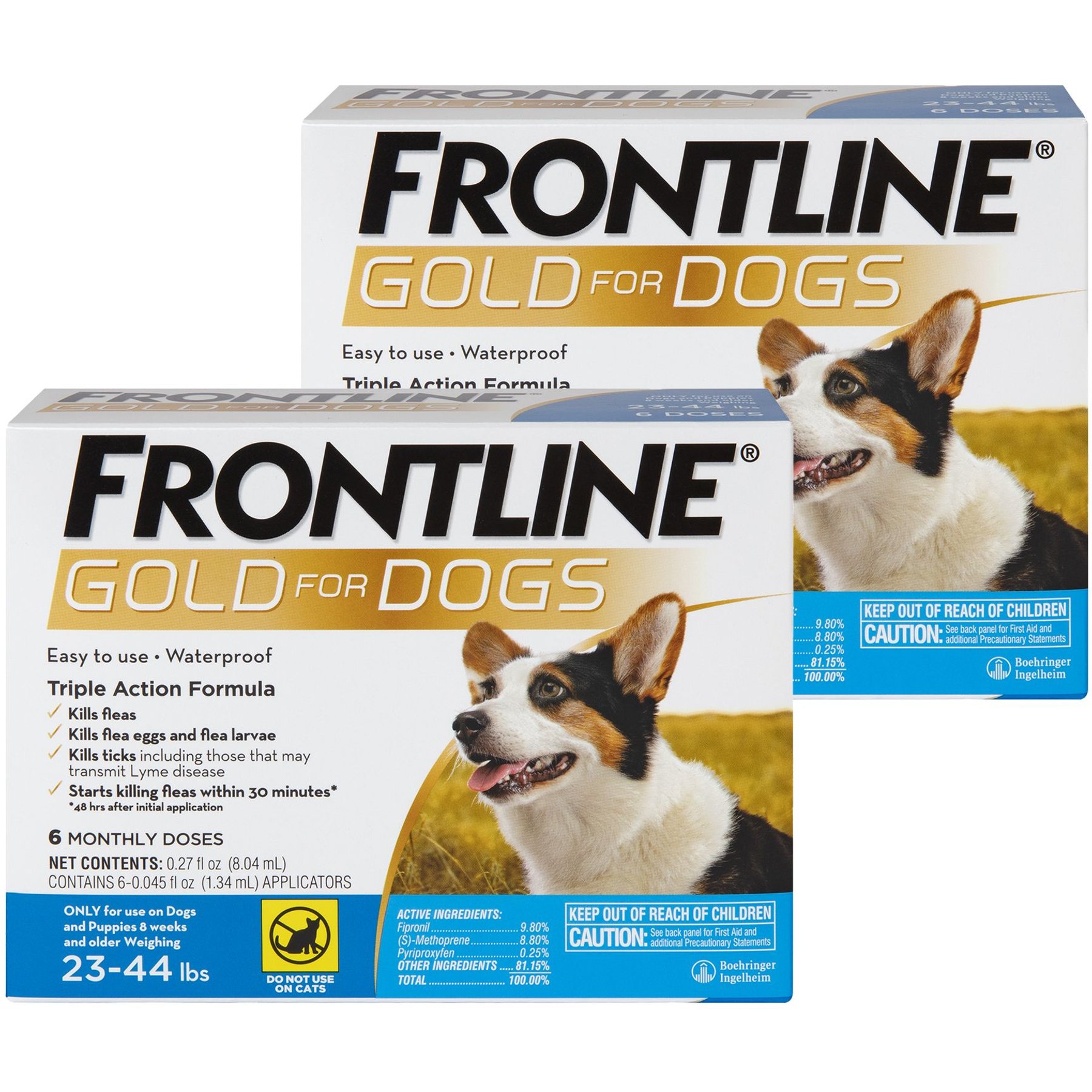 Nexgard vs frontline gold best sale