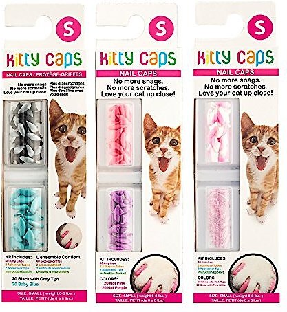 Kitty Caps Cat Nail Caps, Color Varies, 40 count, Small slide 1 of 7