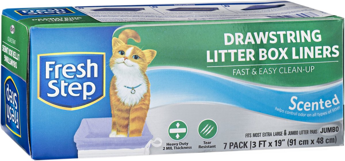 Cat tears up litter box sale liners