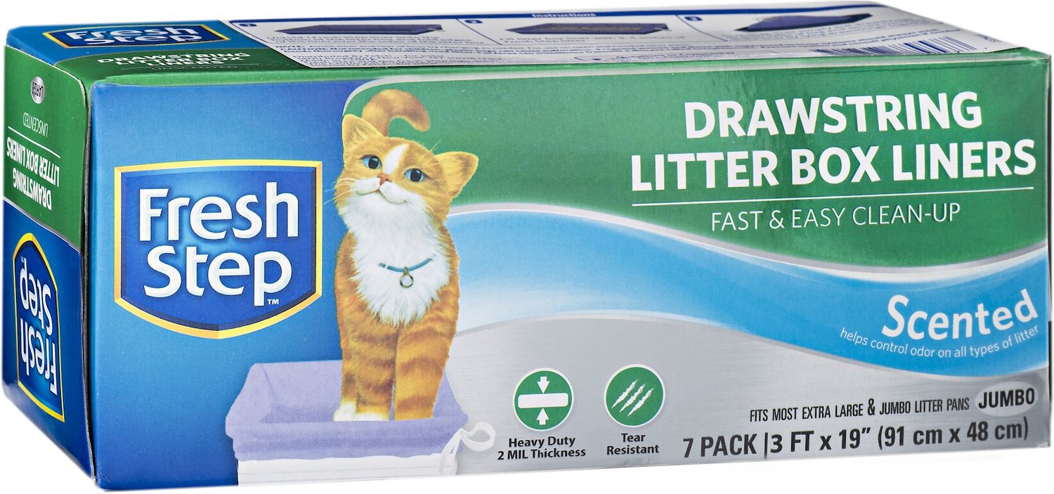 Fresh Kitty Drawstring Litter Box Liners 