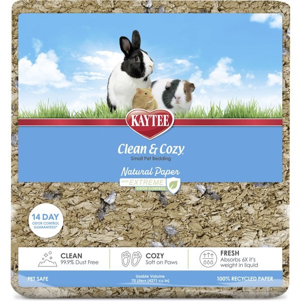KAYTEE Clean & Cozy Extreme Odor Control Small Animal Bedding, 130L