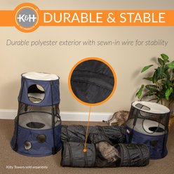 K&H Pet Products 3-Way T-Tunnel Cat Toy, Black slide 2 of 7